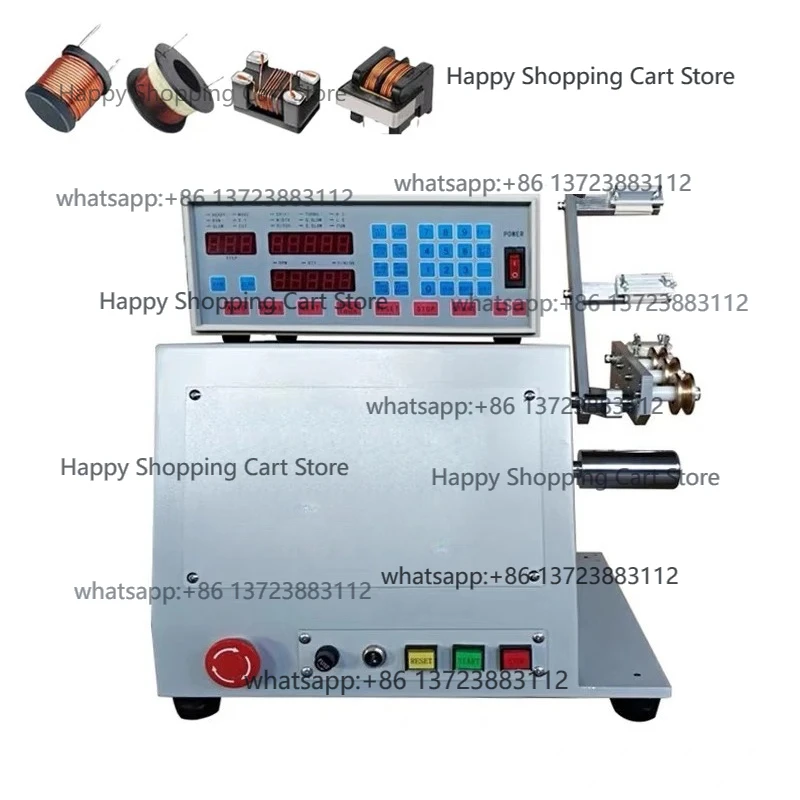 

Computer Automatic Wire Coil Winder CNC High Precision Winding Machine 220V New Dispenser With Brake Pads For 0.2-3.0MM