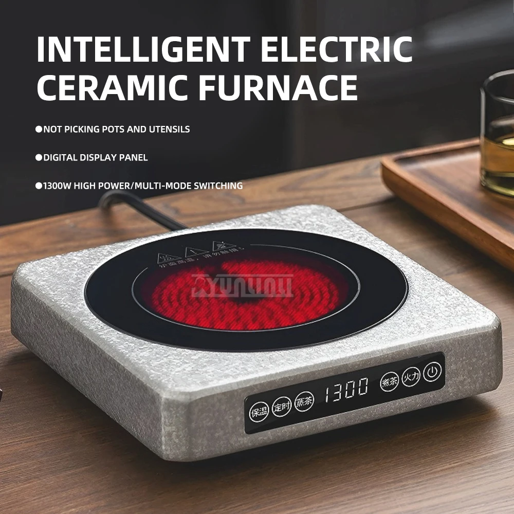 

Электрическая керамическая плита HLY-J01 ультратонкая, компактная, многофункциональная, квадратная, для чайника