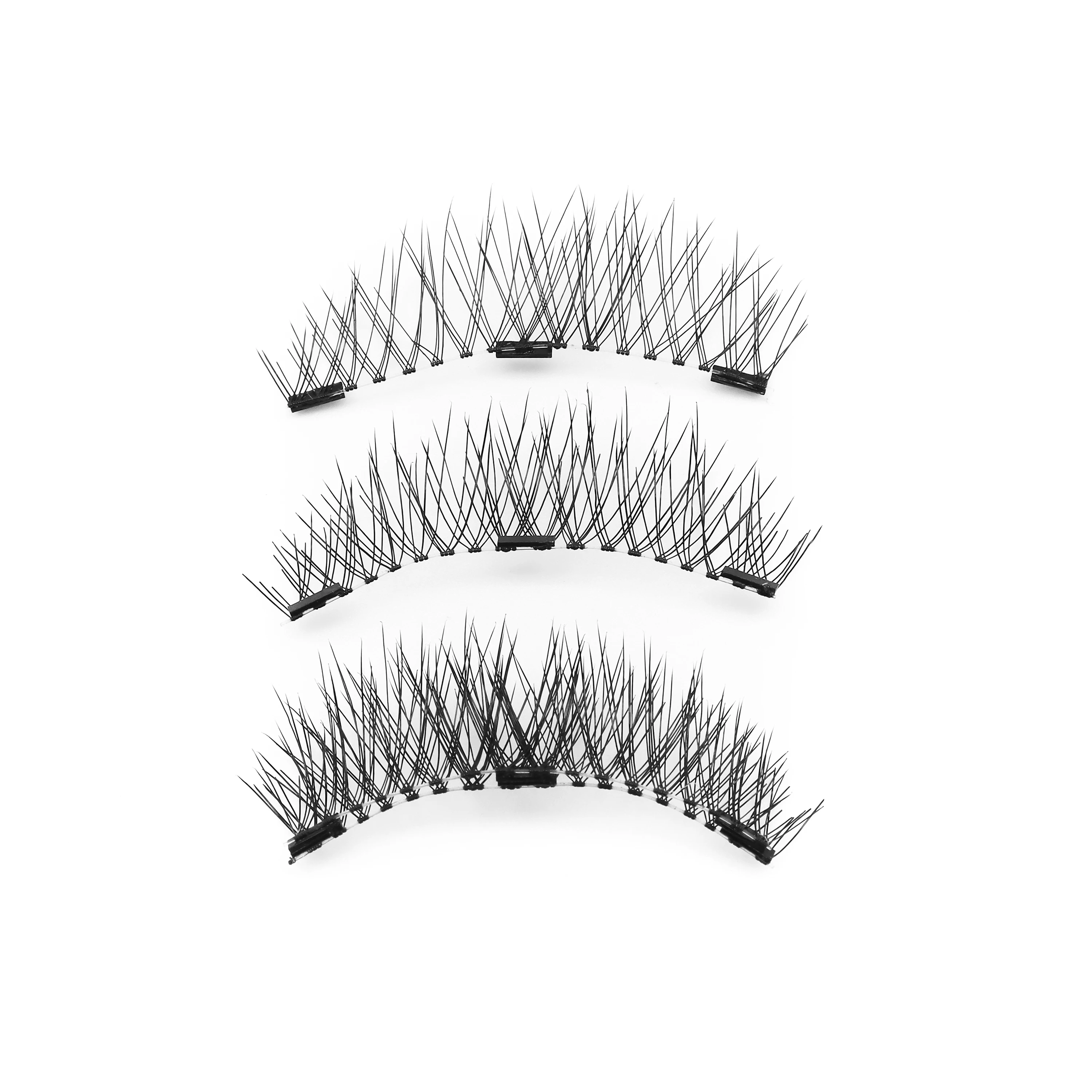 Künstliche Nerzwimpern 3D Magnetische Natürliche Falsche Wimpern Großhandels-Set Wiederverwendbare Magnetwimpern mit Pinzette – Detail 11