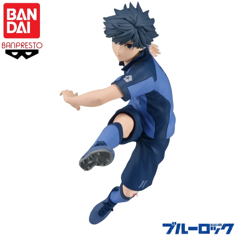 

In Stock Original Bandai Banpresto Blue Lock Isagi Yoichi Anime Characters Garage Statue Model Toys Collectible Ornaments