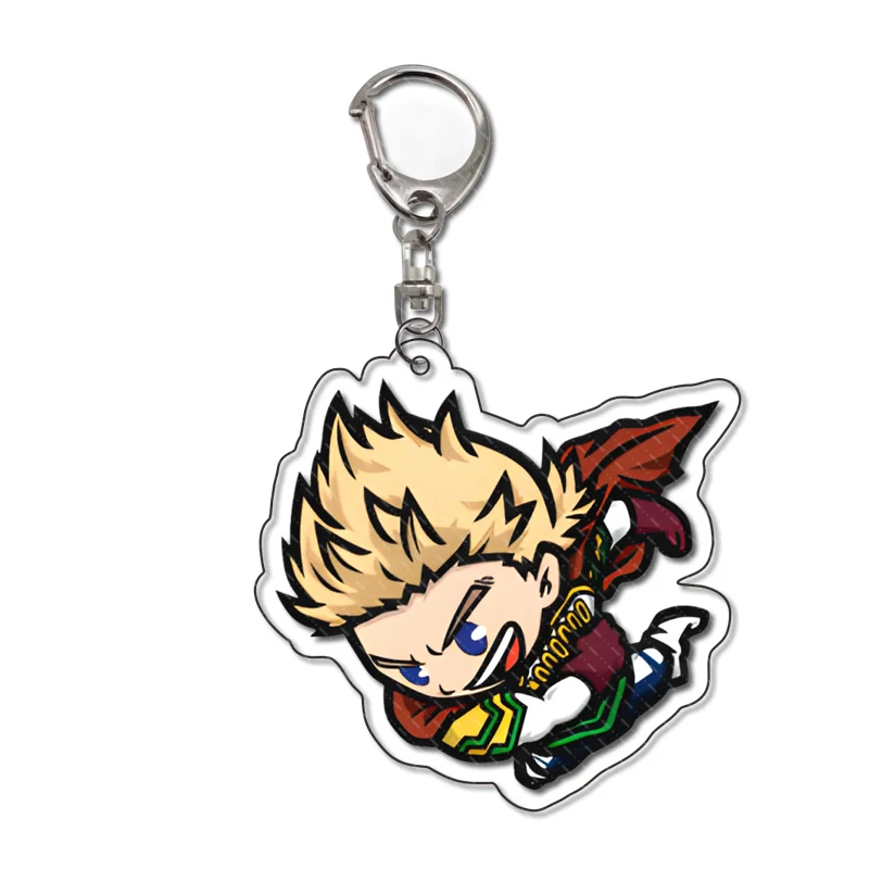 Boku no Hero Academia Keychain Arcylic Cartoon Figures Keyrings Anime Key Chain Accessories