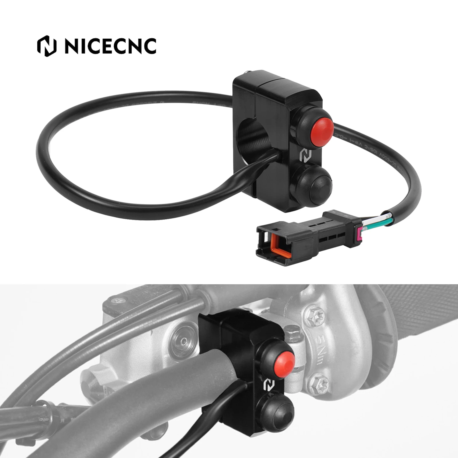 

For KTM EXC 300 2024 2025 EXCF 350 EXC 450 XCW Start Kill Stop Switch Button SXF 450 SX 125 XC XCF 2023-2025 For GasGas EC 300