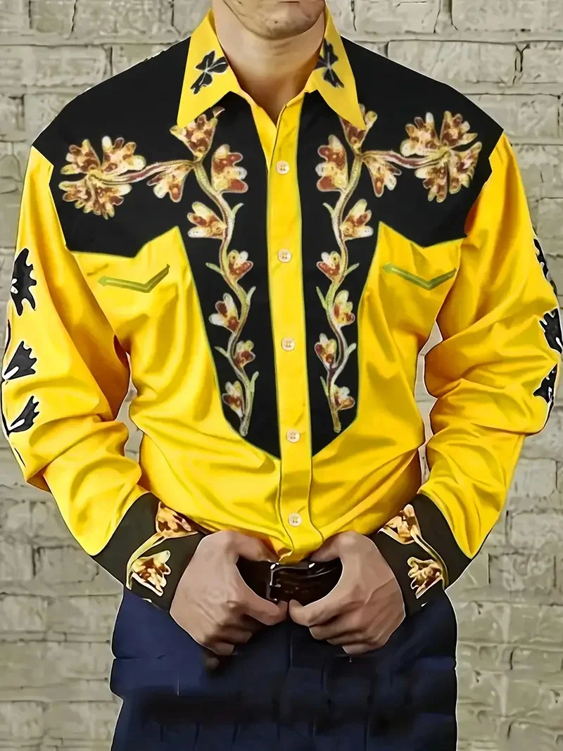 Men's 3D Notes Printed Pattern Shirt Long Sleeve Shirt Simple Comfortable Business Folding Clothing Casual Comfortable Outdoor