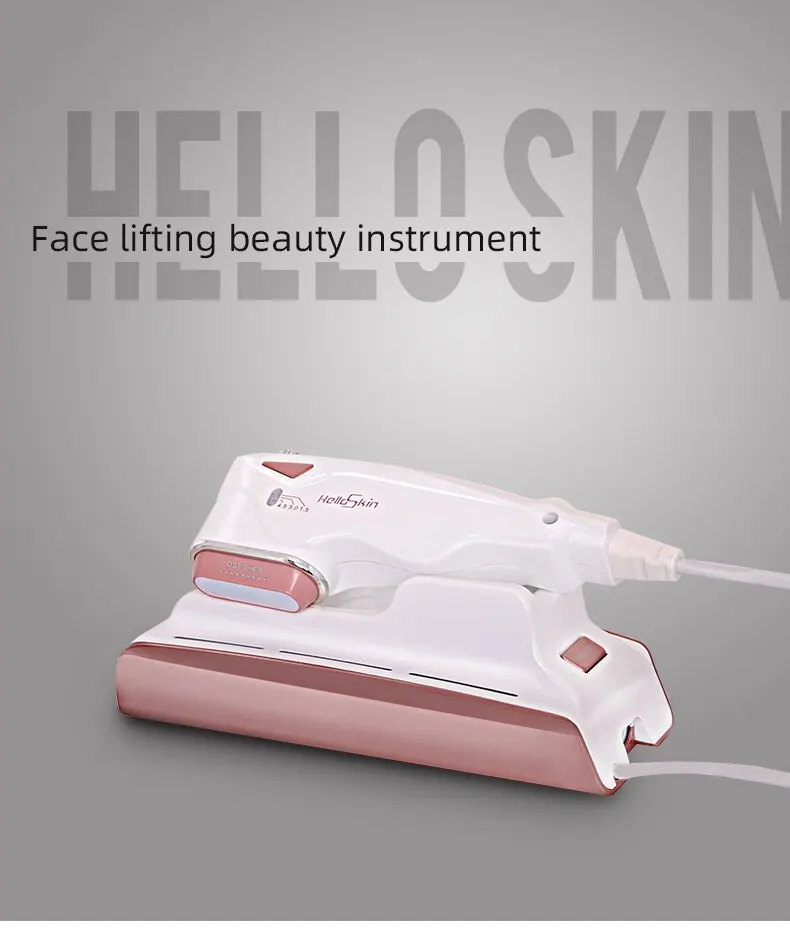 NEW HIFU Ultrasonic RF Antiaging Skin Lifting Facial Care Machine Home Use Focused Ultrasound Skin Rejuvenation Wrinkle Remove