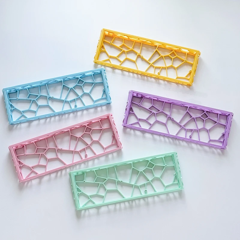 

GH60 Keyboard Case Hollow Shell Resin Customized 3D Printing Holy 60 Wooting60HE Ribbon Style Hollow Shell Keyboards Accessories