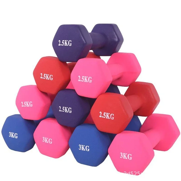 Wholesale Colorful Hex Dumbbells Set Home Gym Fitness Weight Lifting adjustable Dumbbell