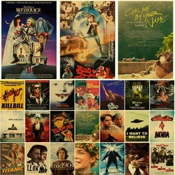 Nostalgic Printing Classic Movie Posters Kraft Paper Prints Hot Film Vintage Home Room Office Club Art Wall Decor Painting