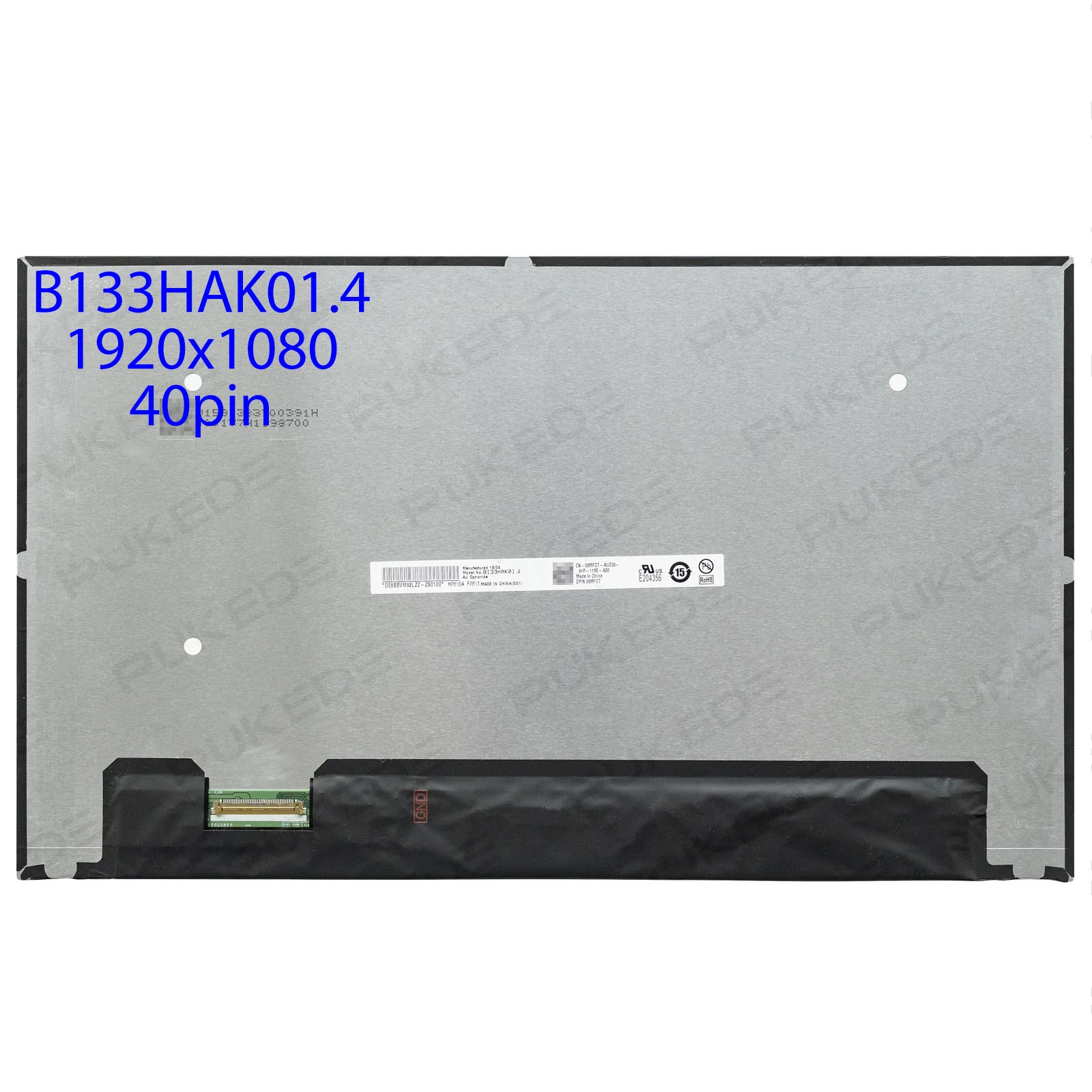 

Original 13.3 inch Laptop LCD Touch Screen B133HAK01.4 LP133WF6-SPK1 for Dell Latitude 7380 7390 Display Panel FHD 1920x1080