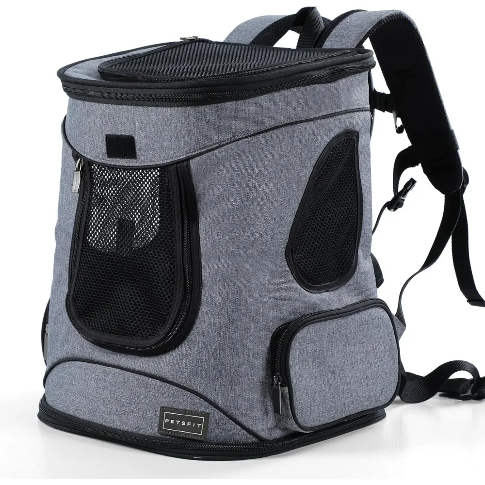 Pet Carrier Backpack, Backpack Carrier for Hiking Walking Cycling Suitable, Dogs Cats up to 22 Pounds, Pets Carriers