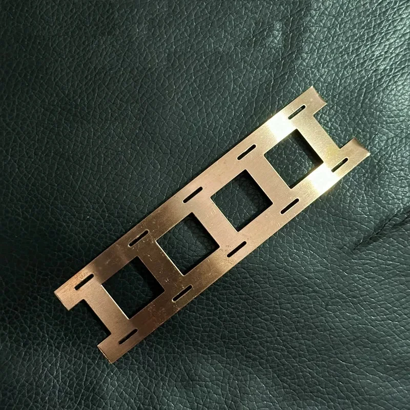 2P 18650 battery copper strips welded sheet Bracket high current connection piece punching Battery copper strips 0.2mm*27mm