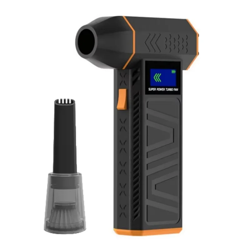 A85i-mini turbo jet ventilador de ar elétrico espanador ventilador de ar 3 engrenagens ajustável velocidade do vento turbo ventilador com bocal de vácuo