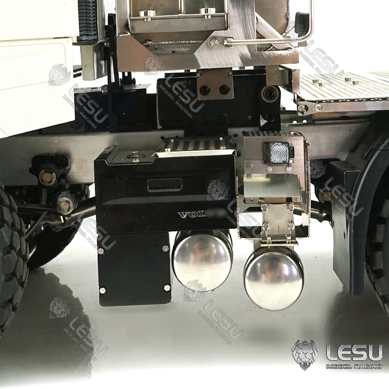 Części RC Lesu Zbiornik Urylu Skrzynka Akumulatora Zbiornik Wydechowy Tamiyaya Do Skala 1/14 Fh16 Zdalnie Sterowany Ciągnik Ciężarowy Th16725