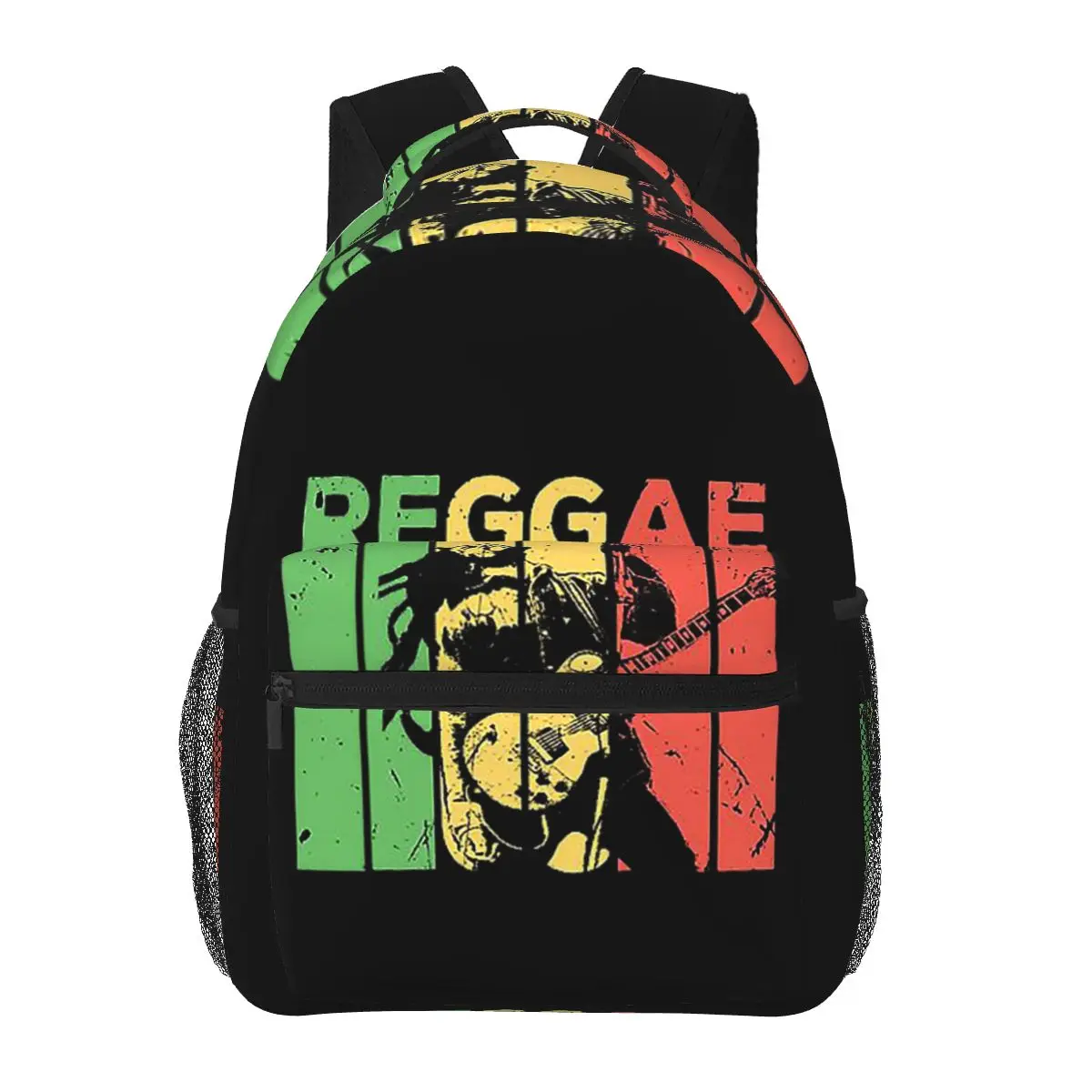 Bob Marley Reggae Backpacks Boys Girls Bookbag Students School Bags Cartoon Travel Rucksack Shoulder Bag Large Capacity