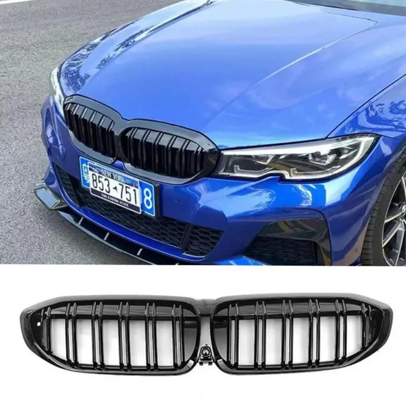 

Car Mods Double-line Grille Replacement Installation ABS Material Suitable For 20-22 BMW 3 Series G20 Accesorios Para Auto