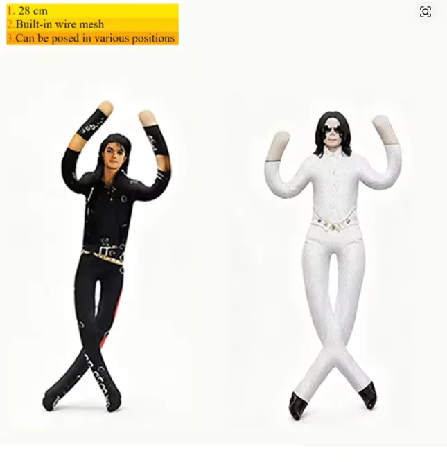 Michael Jackson Bewegliche Gelenk-Plüschpuppe Anime Cosplay Requisite Actionfigur Heim-Raumdekoration Sammlerstück Geschenk für Fans