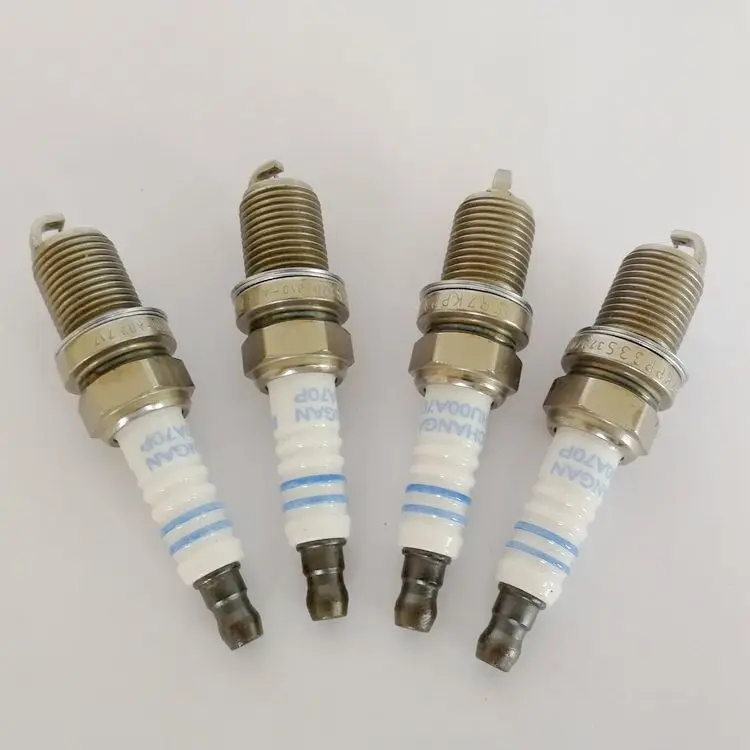 (4pcs/lot) Dual Iridium Spark Plugs for Chinese CHANGAN CS75 CS95 SUV 1.8T 2.0 JL486 Engine Autocar motor part K002-1600