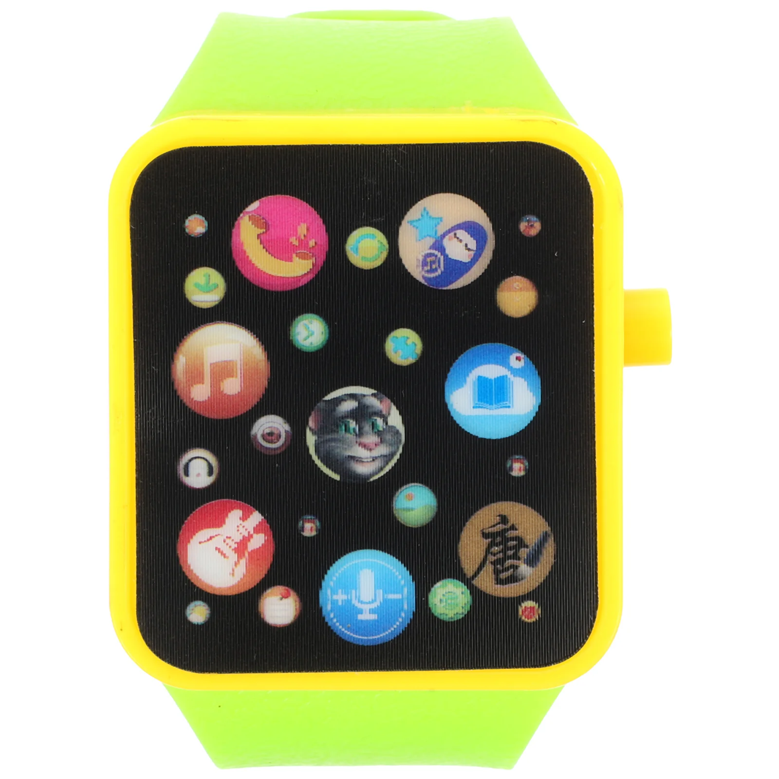 Montre-bracelet pour enfants, jouet d'apprentissage, multifonction, écran tactile, vert