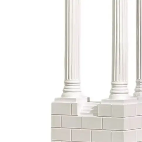 Abstract Resin Pillar Temple Statue European Style Roman Column For Sculpture Ornament For Home Office Living Room Garden Decor