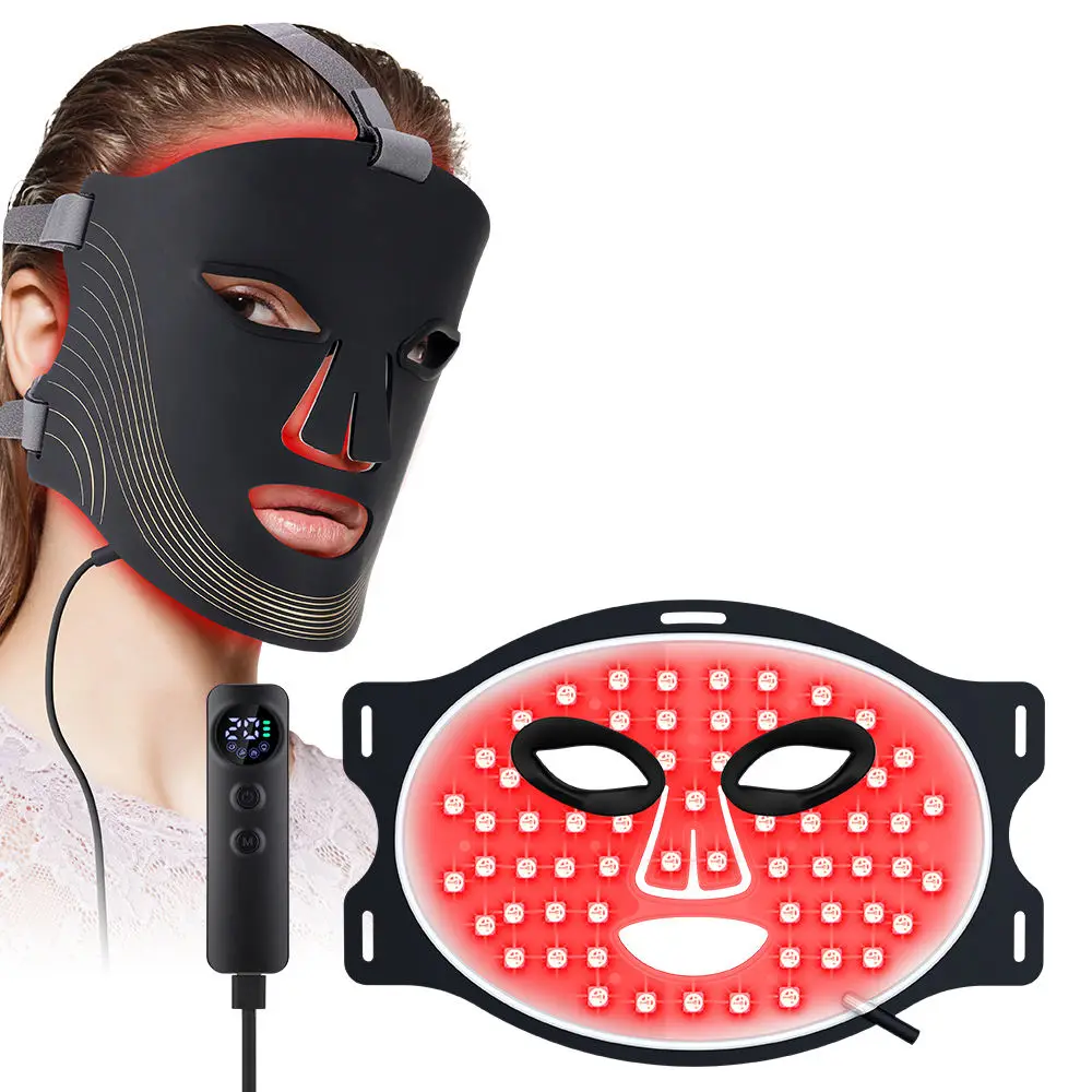 Home Use Beauty Mask 7 Colors Yellow Blue Red Light Therapy LED Photon Facial Mask for Women Anti-aging