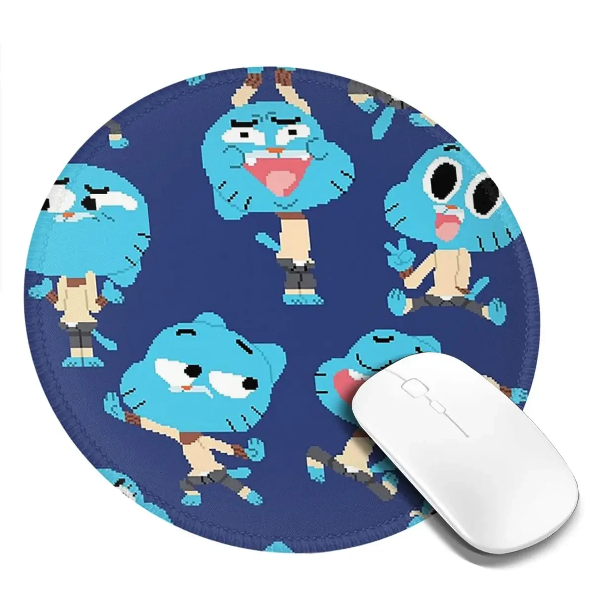 The Amazing World Of Gumball Round Mouse Pad Computer Keyboard Mouse Mat Gaming PC Desk Mat Office Table Mats