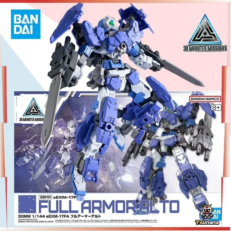 

Bandai Original 30MM 1/144 EEXM-17FA Full Armor Alto Action Figure Assembly Model Ornaments Collection Toy Children's Gift