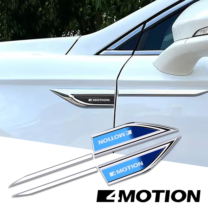 2pcs car accessory Side Doors Blade car stickers car accessories for Volkswagen vw 4 Motion Tiguan passat golf polo Magotan