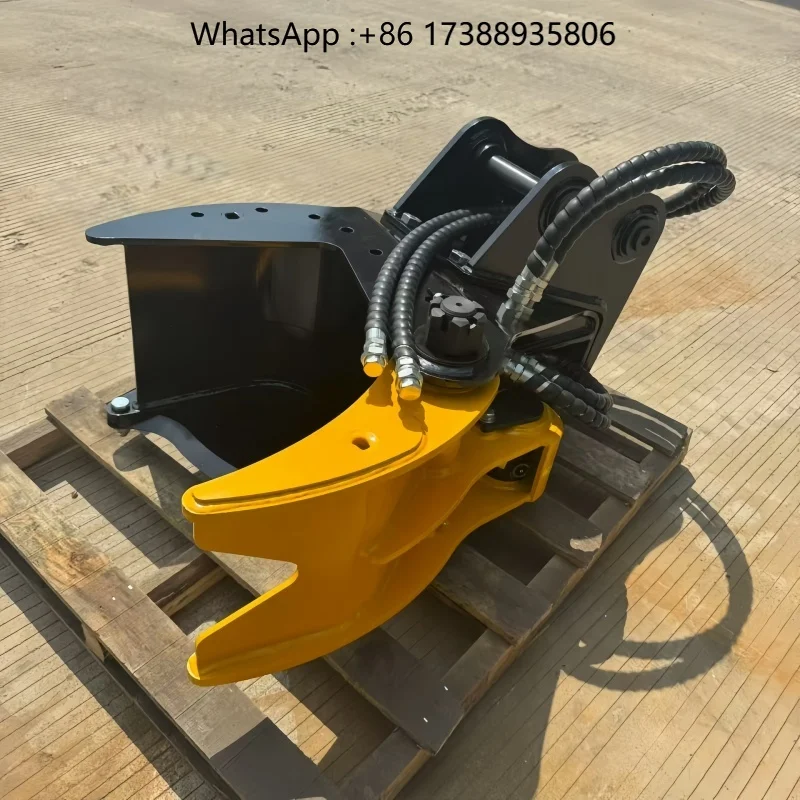 Hydraulic Tree Shearing Machine for 2-25T Excavators Hardox450 Material Pruning Shears & Wood Cutter