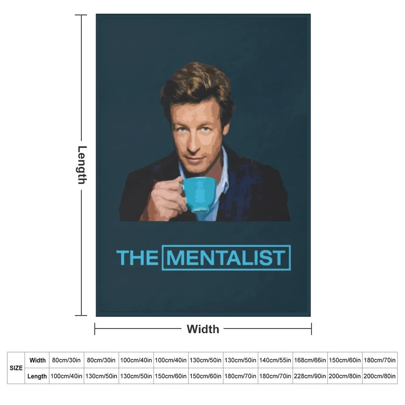 The Mentalist Throw Blanket Furrys blankets and throws Blankets