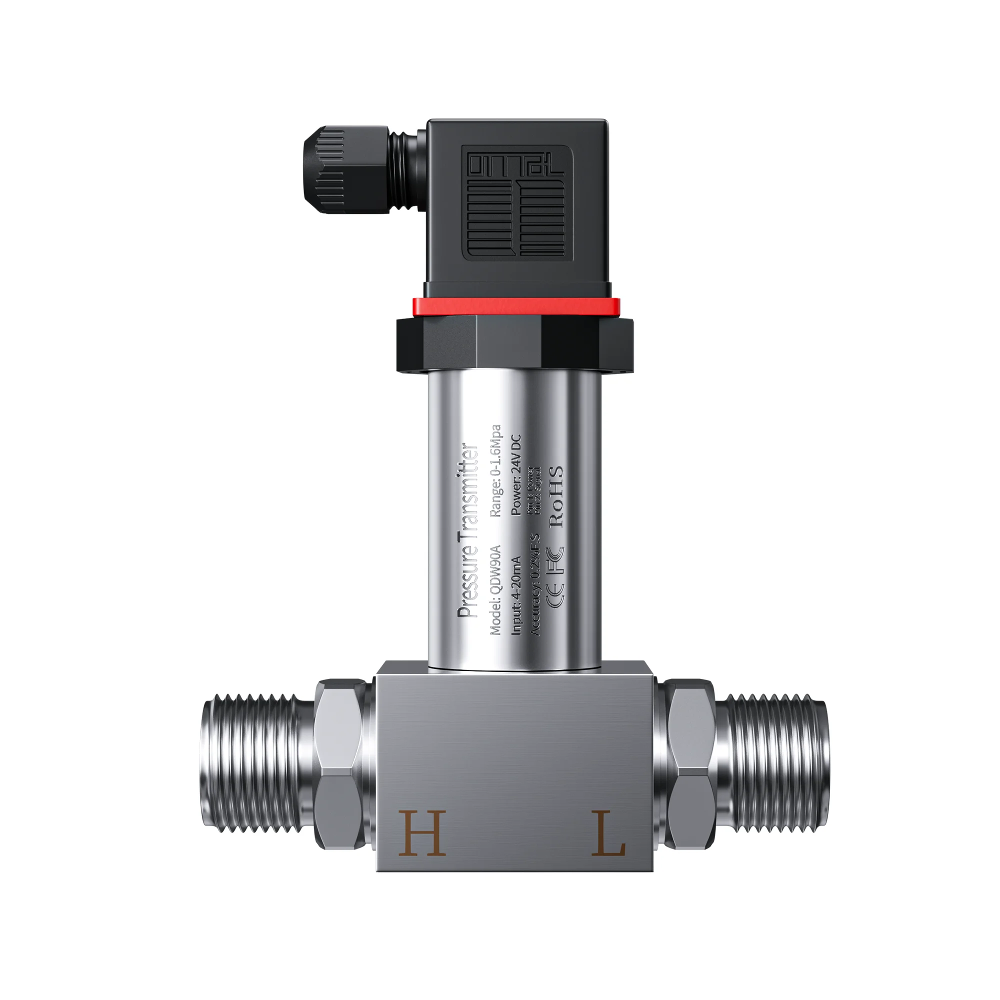 

Differential Pressure Sensor Transducer 0-2.5Mpa 0-25bar M20*1.5 Wind Water Differential Pressure Transmitter 4-20mA 0-10V RS485