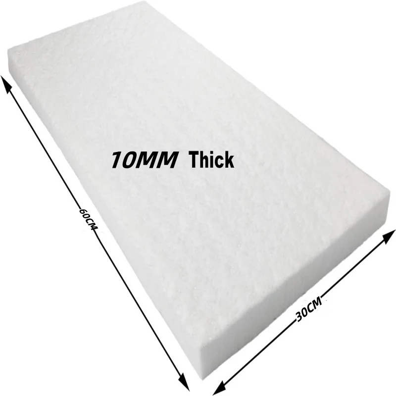 Zirconium Bearing Ceramic Fiber Blanket 1500°C Heat Resistant InsulationMaterial 10mm/20mm/30mm Thickness 30cmX61cmfor Fireplace