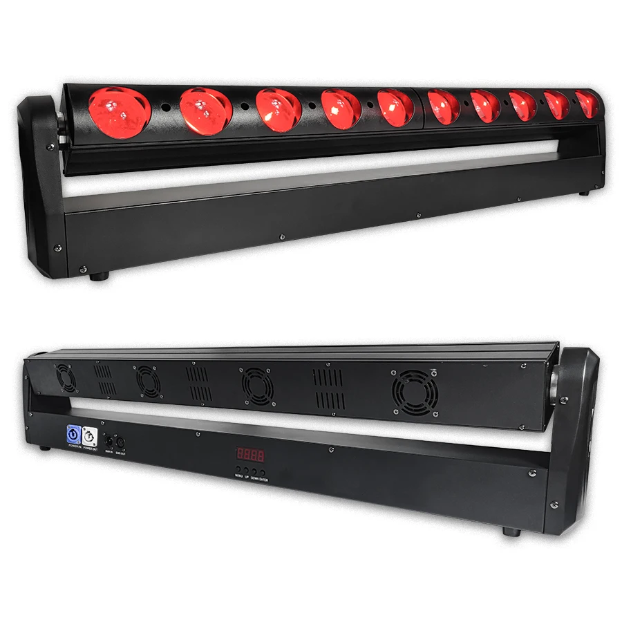 Imagem -05 - Rgbw Led Faixa Feixe Movendo a Cabeça Luz dj Disco Festa Night Club Dance Floor Bar Equipamentos 10x40w Profissional