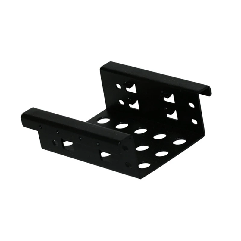 2-Bay 3.5 Inch To 2.5 Inch Hard Drive Caddy Internal Mounting Adapter Bracket Aluminum Mobile Holder
