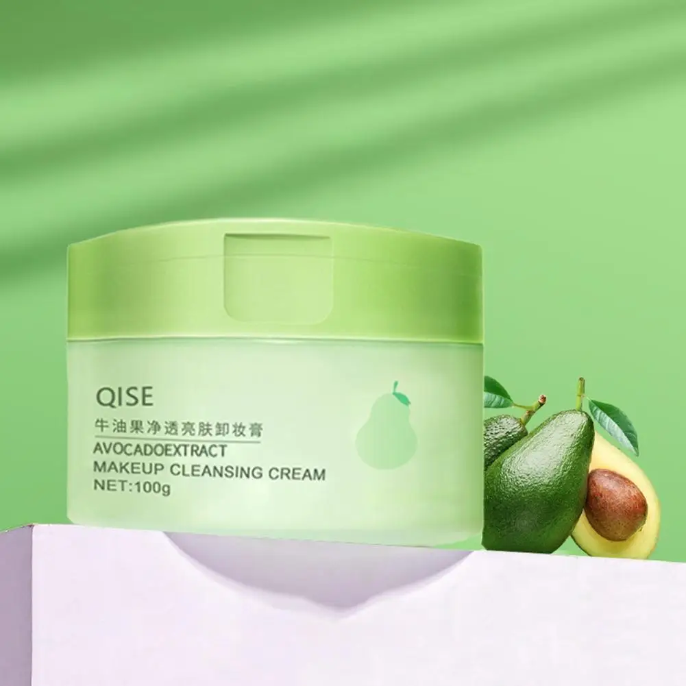 Sdotter 100g Avocado Cleaning Balm Skin Face Make Up Cleansing Makeup Makeup Skincare Clean Pore Remover Remover Balm Cleaner Ge