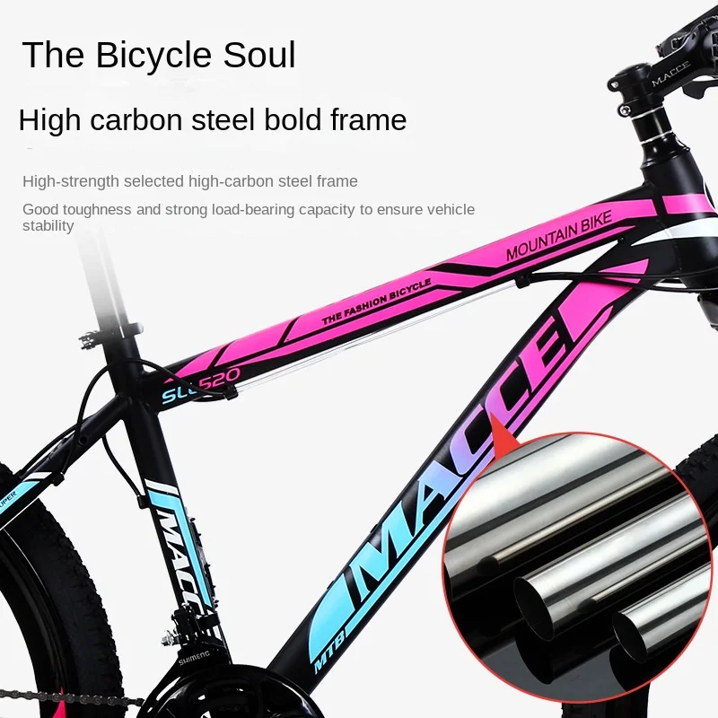 Mountain bike outdoor adult off-road variable speed bicycle 26 inch student shock-absorbing bicycle