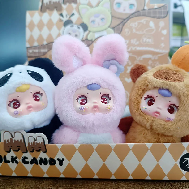 

Горячие милые молочные конфеты, плюшевая слепая коробка, рюкзак, подвеска, загадочная коробка, декор, брелок, изысканные игрушки, подарок на праздник для девочек