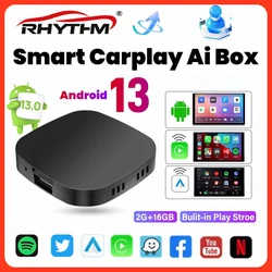 New 3 in 1 Wireless Carplay&Android Auto Adapter Car Intelligent System AI Box WIFI TF Card For Netflix Youtub Car Accessories