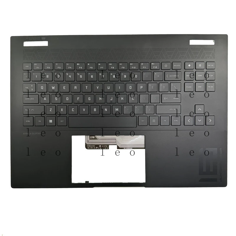 for  HP Shadow Elf 9 10 OMEN 16-U 16-WF 16-WD 16T-WD 16-XD TPN-C167 C shell backlit keyboard N45350-001 N45350-031 view 5