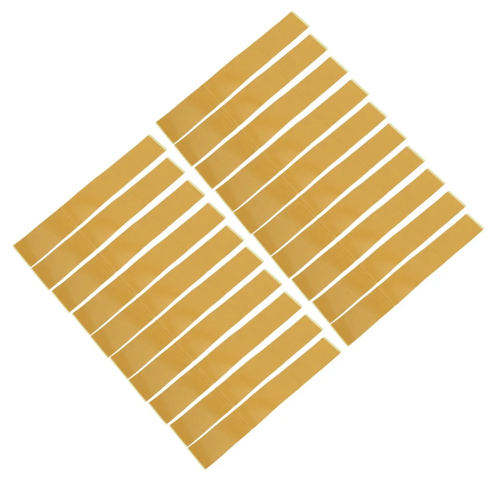 20Pcs Precision Yellow Zero Clearance Tape PVC Length 35.56cm Miter Saw Tape Self Adhesive Strips Table Saw Use