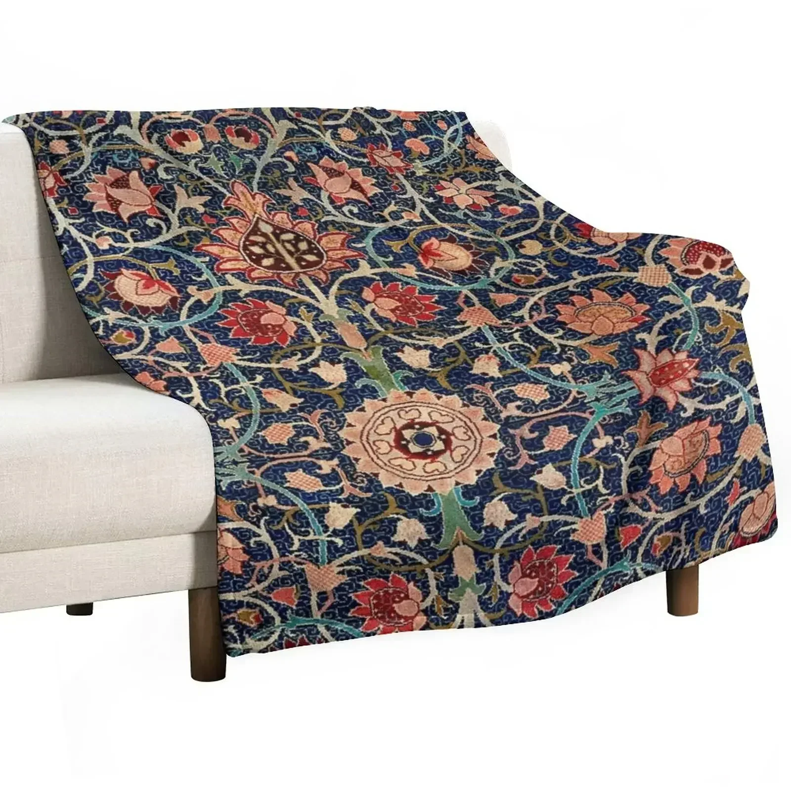 

William Morris - Holland Park Throw Blanket Decorative Sofa Sofas Personalized Gift Picnic Blankets