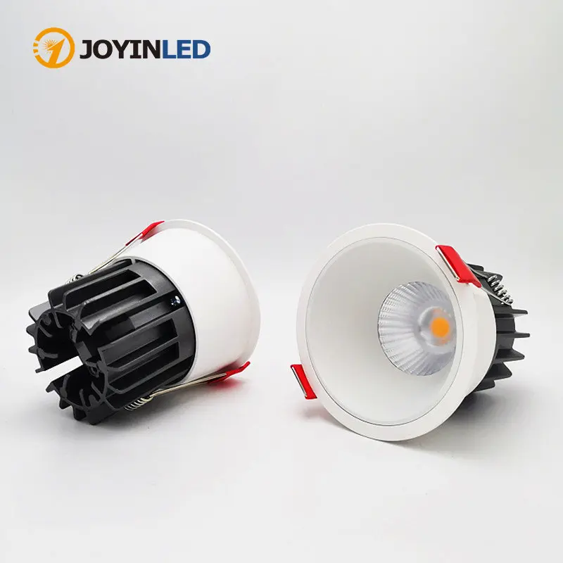 Embedded Anti-glare Led COB Ceiling Recessed Downlight AC85-265V 7w12w Dimmable LED Wall Wash Light Background Home Lightin