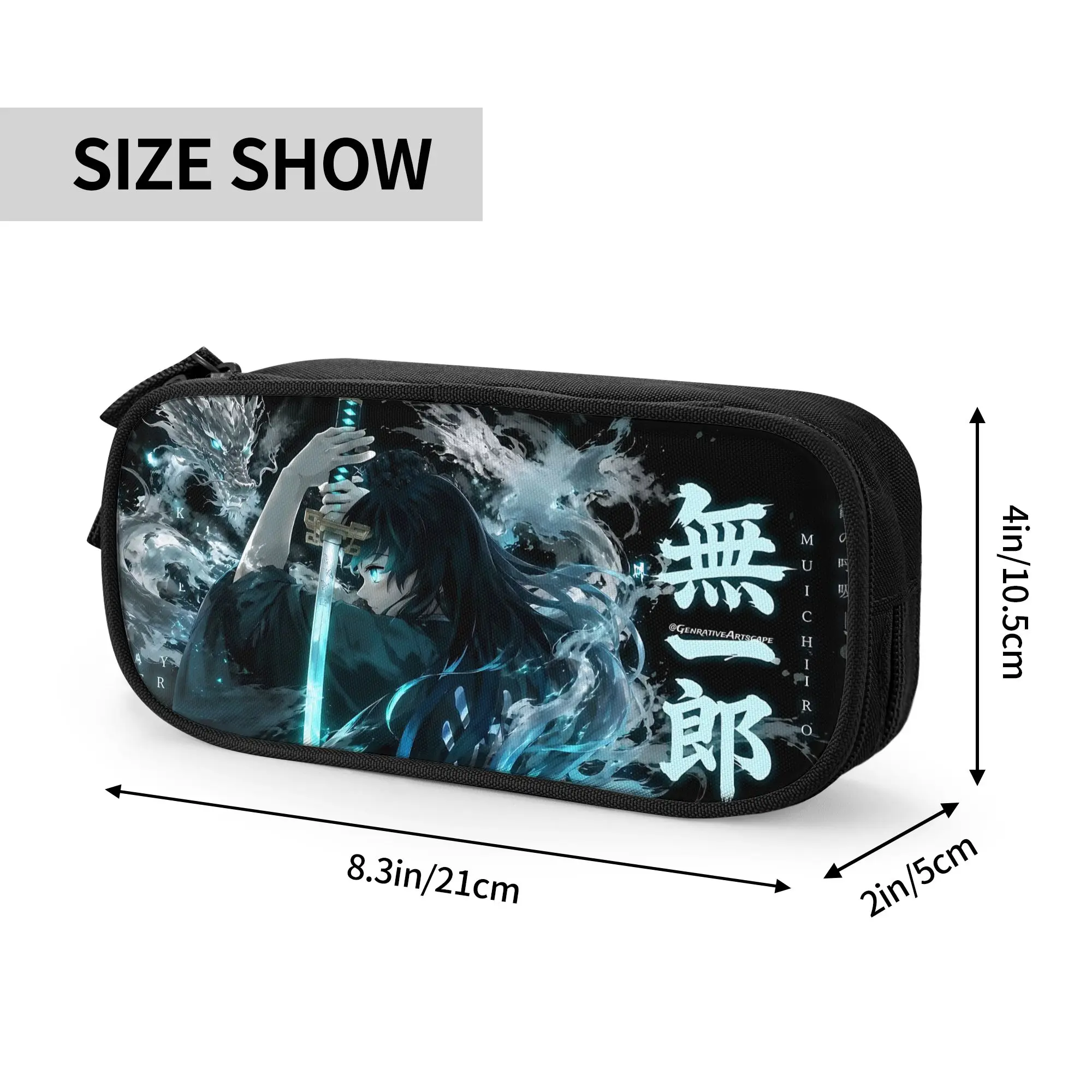 Custom Demon Slayer Large Capacity Bags for Child  Handheld Study Bag for Boys Gilrs Kids