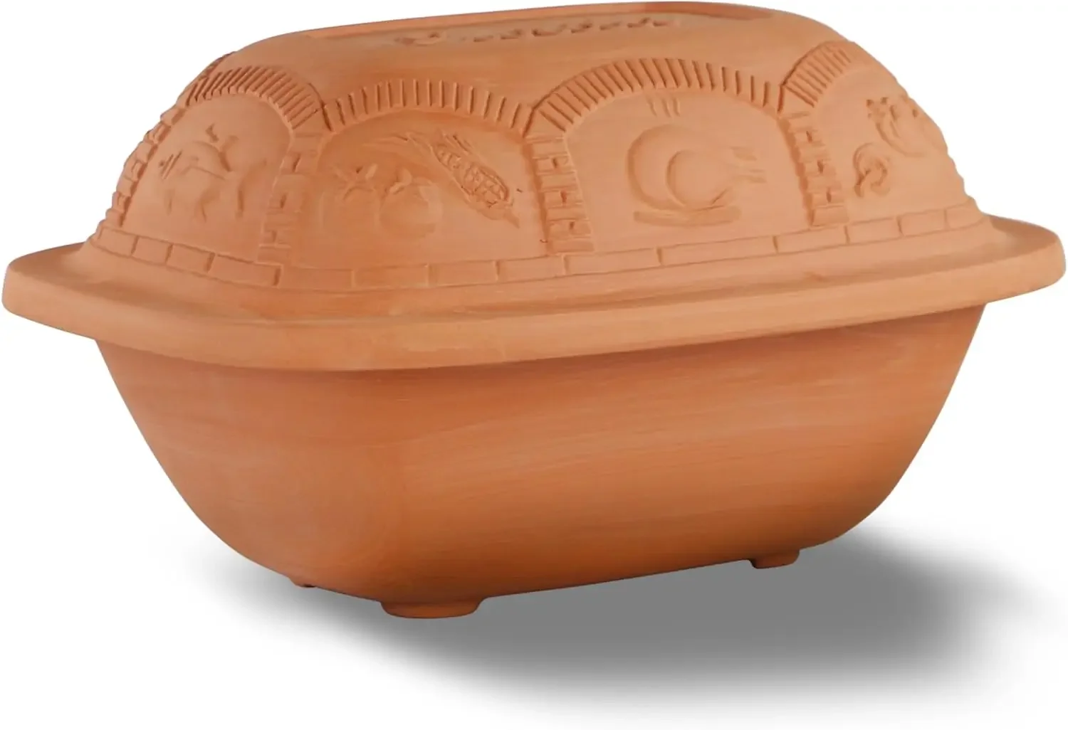 

Eurita Clay Roaster, 3 Quart, Non-Stick Earthenware, Toxin-Free, Healthy Clay Pot Cooking, Versatile Cooking Dutch Oven, Digital