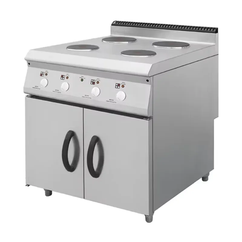 Portable Stainless Steel Outdoor Cook Beef Electric Hot Plate Cooker 4 Square Burner Kitchen Equipment for Household