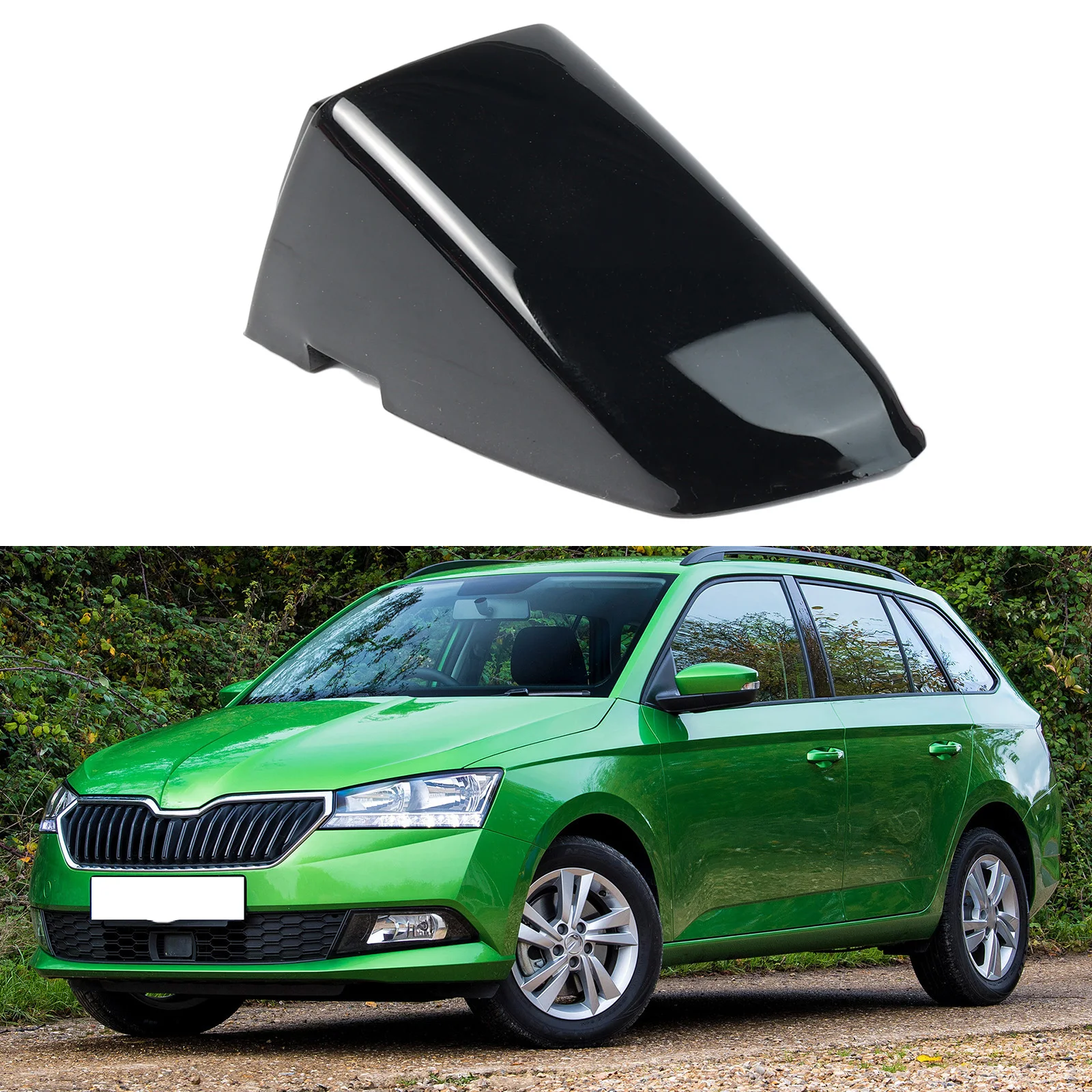 

Для Skoda Fabia Kamiq Karoq Kodiaq Octavia Scala Превосходные водители Крышка замка передней левой двери Накладка Белый пластик 5G 1837879