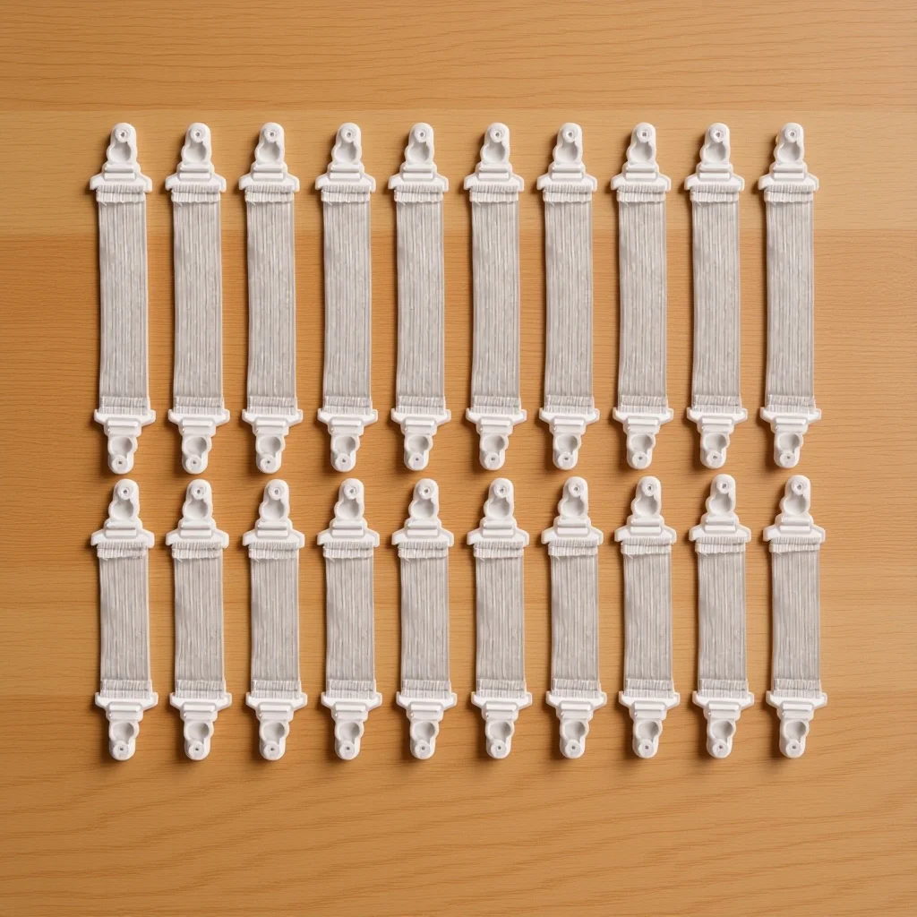 

20Pcs Bed Sheet Clips Holder Straps Secure Flat Fitted Sheets Mattress Fasteners Keep Sheets Firm Tight Heavy Duty