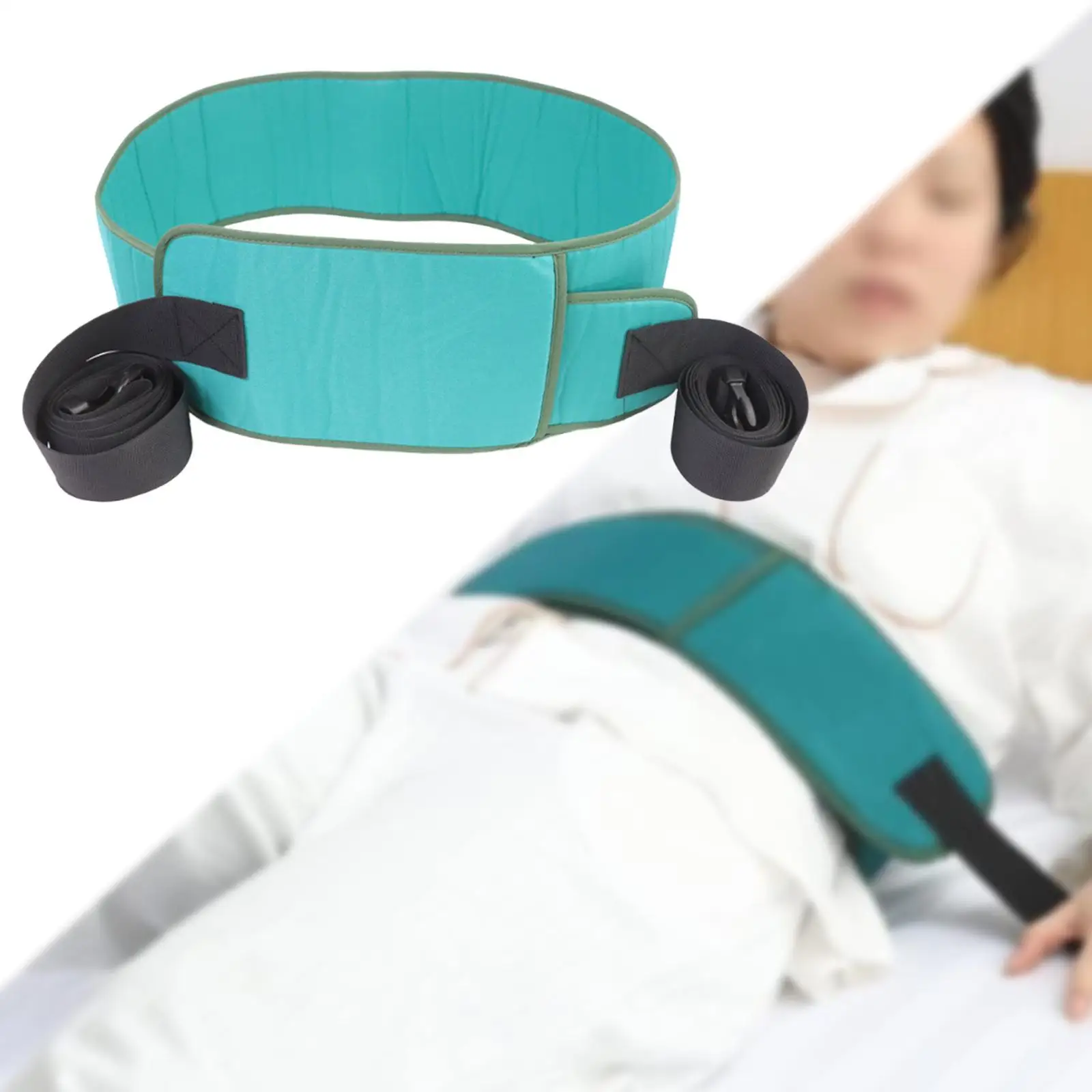 Bed Restraint Belt Comfortable Control Waist Universal Breathable Nursing Supplies Anti Falling Bed Belt Adjustable for Elderly