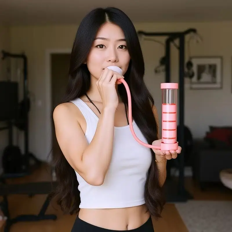 

1 комплект, гантели для глубокого дыхания, мужские, женские, взрослые, тренировочное устройство для грунта, устройство для тренировки дыхания, тренажер для мышц живота