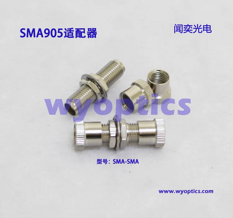 

SMA905 Adapter Optical Fiber Coupler Optical Fiber Jumper Connector SMA905 to SMA905 Connector