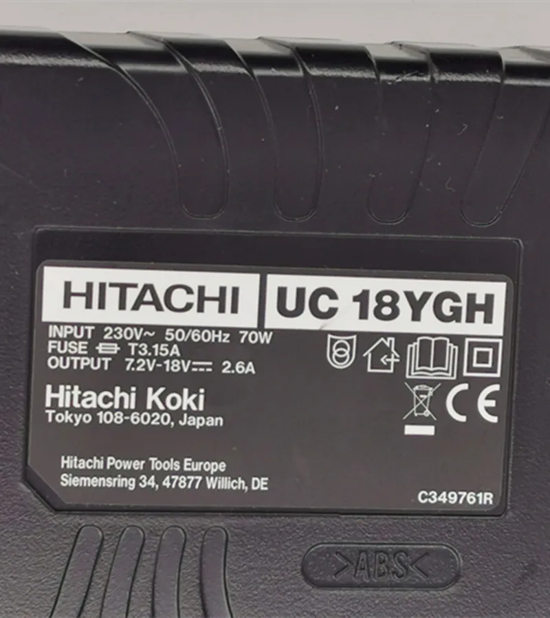 220-240V Charger UC18YGH for HITACHI UC18YG 7.2V 12V 14.4V 18V BCC715 BCC915 EB9B BCC1215 EB1220BL BCC1415 EB14B EB1820 EB1820L