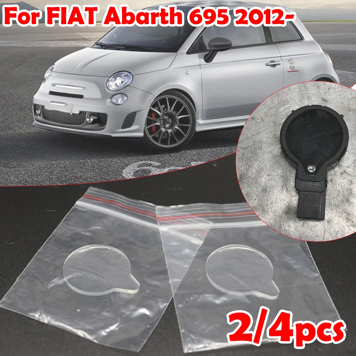 

For FIAT Abarth 695 2012- Rain Light Sensor Gel Pad Adhesive Film Silicone Cushion Windscreen Chip Repair Kit Fix Tape 4E0955609